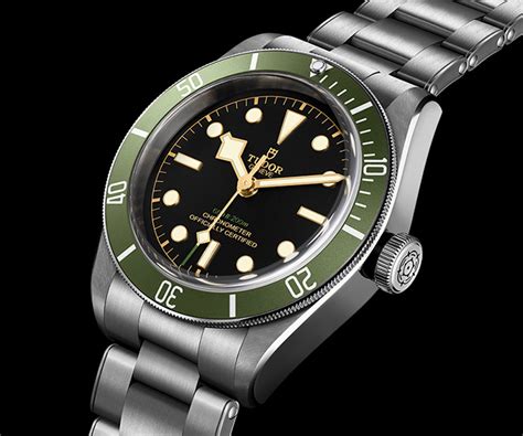 tudor submariner ghiera verde per harrods|Tudor Black Bay Harrods 79230G .